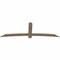 Ekena Millwork Bellingham Smooth Timber Gable Bracket, Douglas Fir, 96"W x 32"H x 1 1/2"D x 5 1/2"F, 8/12 Pitch GBW096X32X0206BEL00SDF - alternate 4